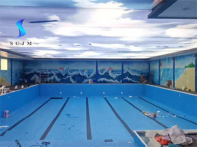 河北浴池防水膠膜案例