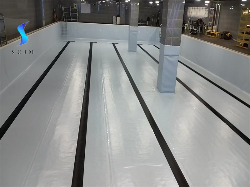 西安商洛膠膜鋪裝完成